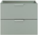 Comad Aster Green dulap 60x45.6x50 cm sub chiuveta pe perete verde ASTER GREEN 82-60-46-2S (ASTERGREEN8260462S)