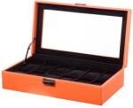 Edelwolle Narancs Karbon Fekete Varrott óratartó Doboz 12 órához (990)