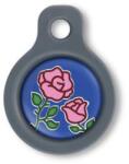 Blucky Blooming Rose Dark Blue Dog Tag small - dogshop