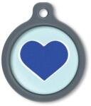 Blucky Heart Pastel Turquoise Dog Tag large - dogshop