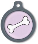Blucky Bone Pastel Purple Dog Tag large - dogshop