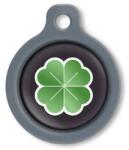 Blucky Clover Black Dog Tag medium - dogshop