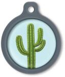 Blucky Cactus Pastel Turquoise Dog Tag large