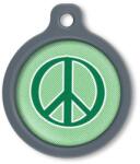 Blucky Graffiti Turquoise Green Dog Tag large - dogshop