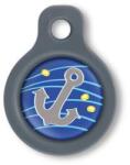Blucky Pirate Dark Blue Dog Tag small