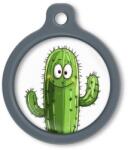 Blucky Cactus White Dog Tag large - dogshop