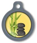 Blucky Bamboo Yellow Dog Tag medium - dogshop