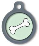 Blucky Bone Pastel Green Dog Tag medium - dogshop
