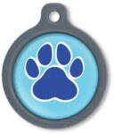 Blucky Wild Paw Turquoise Blue Dog Tag large - dogshop