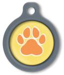 Blucky Wild Paw Yellow Dog Tag medium - dogshop