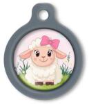 Blucky Baby Lamb Girl Rose Dog Tag medium - dogshop