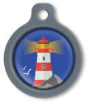 Blucky Azure Dark Blue Dog Tag medium - dogshop