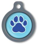 Blucky Wild Paw Turquoise Blue Dog Tag medium - dogshop
