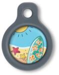 Blucky Waikiki Turquoise Blue Dog Tag small