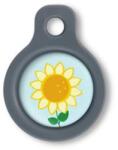 Blucky Sunflower Pastel Turquoise Dog Tag small - dogshop