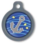 Blucky Pirate Dark Blue Dog Tag medium