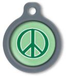 Blucky Graffiti Turquoise Green Dog Tag medium