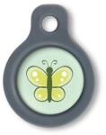 Blucky Butterfly Lime Green Dog Tag small - dogshop