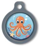 Blucky Octo Turquoise Blue Dog Tag medium - dogshop