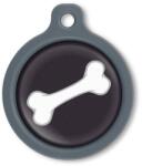 Blucky Bone Black Dog Tag large