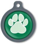 Blucky Wild Paw Dark Green Dog Tag large - dogshop