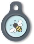 Blucky Bee Turquoise Blue Dog Tag small - dogshop