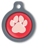 Blucky Wild Paw Red Dog Tag medium - dogshop