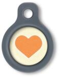 Blucky Heart Pastel Yellow Dog Tag small - dogshop