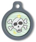 Blucky Pirate Turquoise Green Dog Tag medium - dogshop
