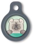 Blucky Happy Pup Pastel Green Dog Tag small - dogshop