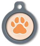 Blucky Wild Paw Pastel Orange Dog Tag medium - dogshop