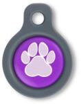 Blucky Wild Paw Purple Dog Tag small