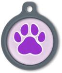 Blucky Wild Paw Pastel Purple Dog Tag large - dogshop