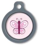 Blucky Butterfly Rose Dog Tag medium - dogshop
