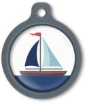 Blucky Azure White Dog Tag large - dogshop