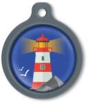 Blucky Azure Dark Blue Dog Tag large - dogshop