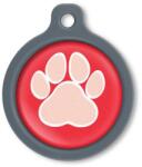 Blucky Wild Paw Red Dog Tag large - dogshop