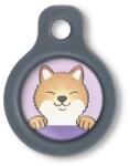 Blucky Happy Pup Pastel Purple Dog Tag small - dogshop