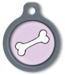 Blucky Bone Pastel Purple Dog Tag medium - dogshop