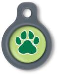 Blucky Wild Paw Lime Green Dog Tag small
