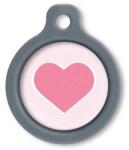 Blucky Heart Rose Dog Tag medium - dogshop