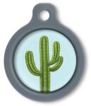Blucky Cactus Pastel Turquoise Dog Tag medium - dogshop