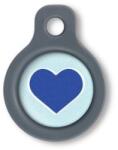 Blucky Heart Pastel Turquoise Dog Tag small - dogshop