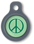 Blucky Graffiti Turquoise Green Dog Tag small