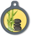 Blucky Bamboo Yellow Dog Tag large - dogshop