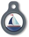 Blucky Azure White Dog Tag small - dogshop