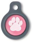 Blucky Wild Paw Dark PInk Dog Tag small