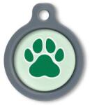Blucky Wild Paw Pastel Green Dog Tag medium - dogshop