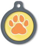 Blucky Wild Paw Yellow Dog Tag large - dogshop