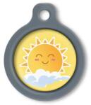 Blucky Sunny Yellow Dog Tag medium - dogshop